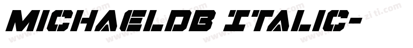 MichaelDB Italic字体转换